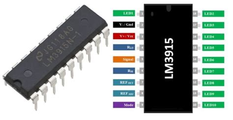 LM3915 Based LED VU Meter Circuit Diagram And Working CompileIoT