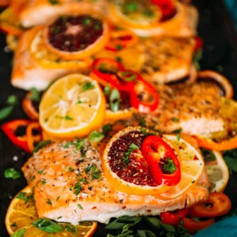 Baked Citrus Salmon No Marinade 30 Minute Recipe Girl Carnivore