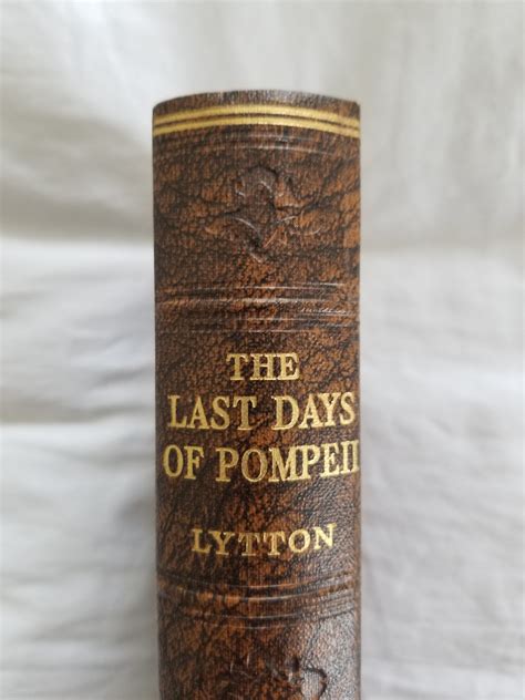 Rare 1935 Edition Of The Last Days Of Pompeii By Lord Lytton Etsy