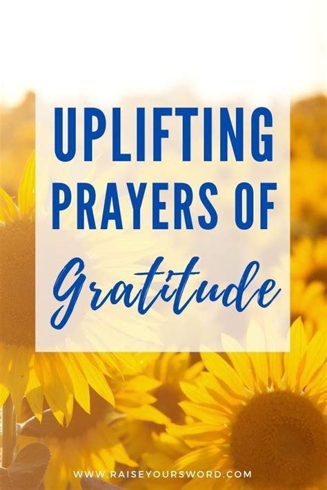 Uplifting Prayers Of Gratitude In The Bible Prayers Of Gratitude