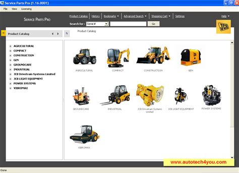 Autotech4you Jcb Service Parts Pro Spp V200 22017 Electronic Parts