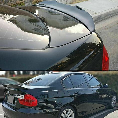 Psm Style Carbon Fiber Trunk Spoiler Wing For 2006 11 Bmw E90 Etsy