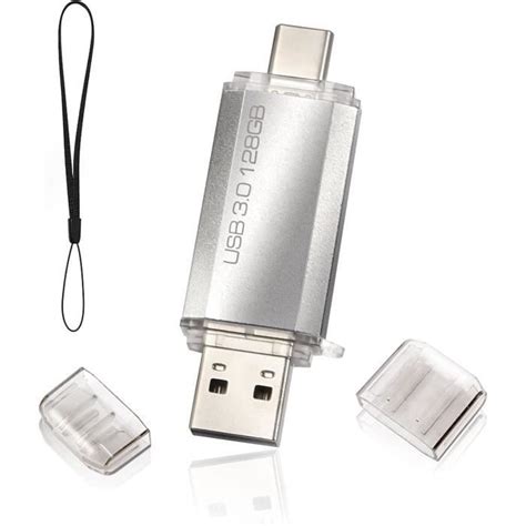 Clé Usb 128Go 3 0 2 En 1 Rapide Otg Clé Usb C 128Go 2 En 1 Type C Usb