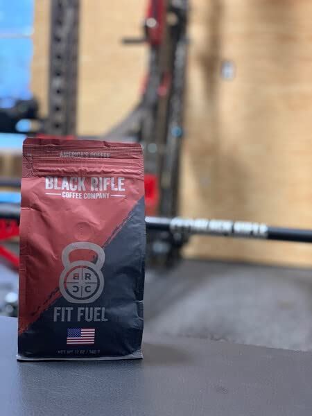 Black Rifle Coffee Fit Fuel Medium Roast Ground 12 Ounce Bag Medium