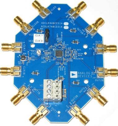 Adclk Pcbz Evaluation Board Based On Adclk Clock Fanout Buffer