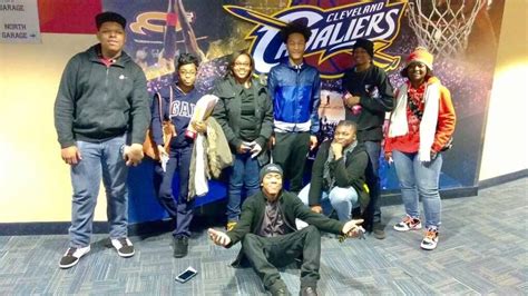 Cleveland Police Explorers Attend The Globetrotters Game The