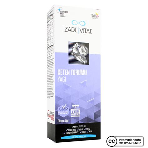 Zade Vital Keten Tohumu Ya Ml Vitaminler