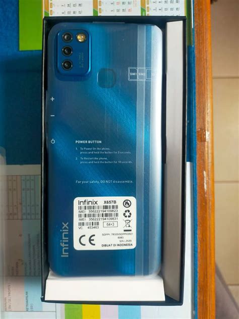 Infinix Smart 6 X657b Smartphone Ram 3gb Rom 64gb