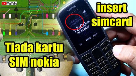 Mengatasi Hp Nokia 105 Tiada Kartu Sim Insert Simcard Nokia Ta 1174