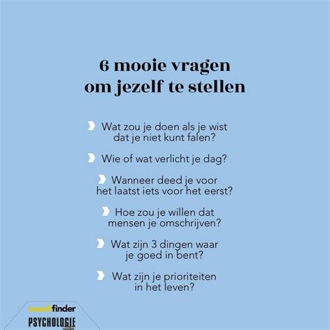 Psychologie Magazine On Instagram Stel Jezelf Vandaag Een Van Deze