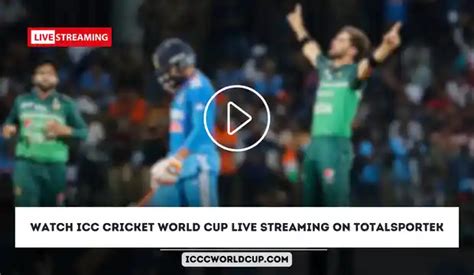 How To Watch ICC Cricket World Cup 2023 Live Streaming On Totalsportek