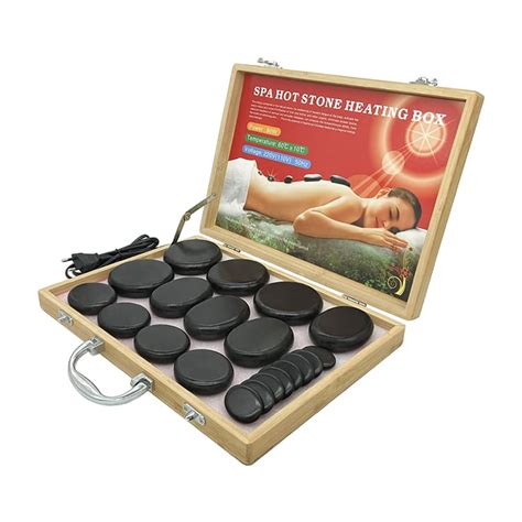 Massage Stones And Rocks 20 Piece Hot Stone Heater Kit For Sale In