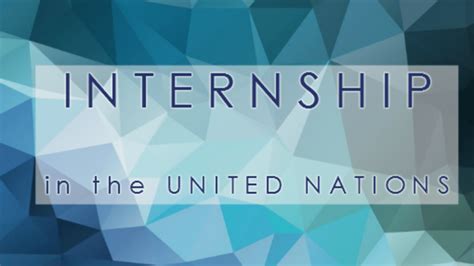 United Nations Internship Africa Branch 2022 For Young Leaders