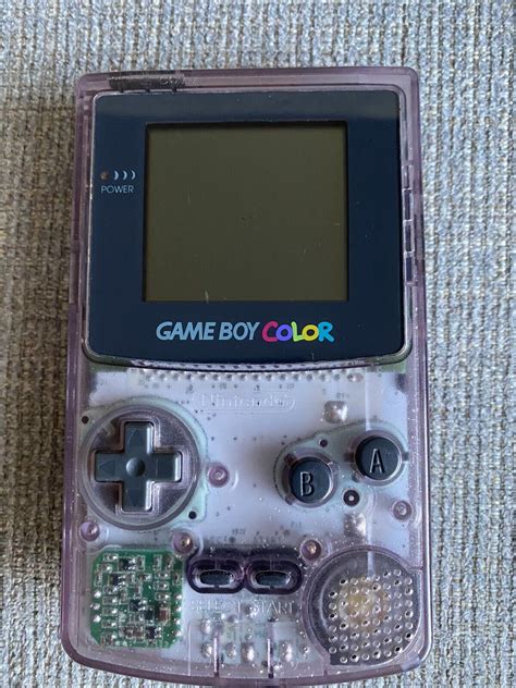 Mavin Nintendo Game Boy Gameboy Color Atomic Clear Purple Console Cgb