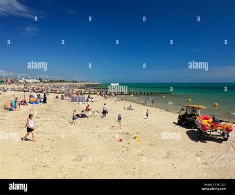 beach  littlehampton west sussex england uk stock photo