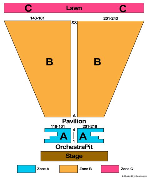 Meadow Brook Amphitheatre Seating Chart | Meadow Brook Amphitheatre | Rochester Hills, Michigan