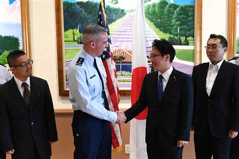 Japanese Vice Minister Of Defense Visits Vandenberg 5th Air Force