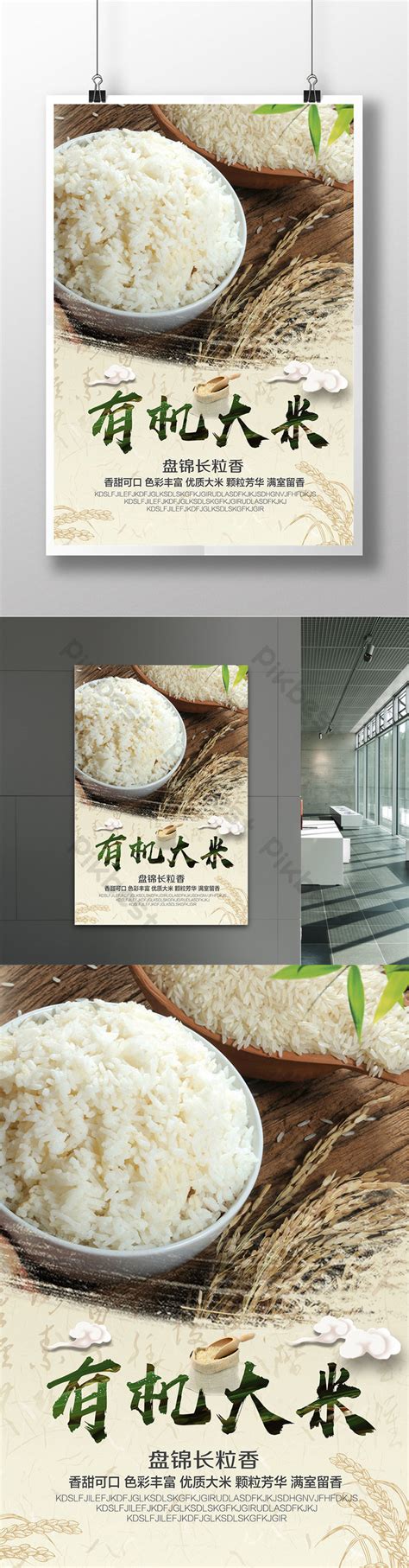 Organic Rice Poster Design | PSD Free Download - Pikbest