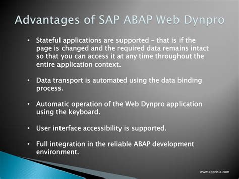 Configuration Of Sap Abap Web Dynpro Ppt