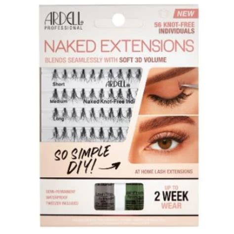 Ardell Naked Extensiones de pestañas DIY sin nudos individuales