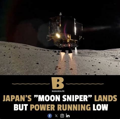 Japan Makes Historic Lunar Landing As Moon Sniper Craft Faces