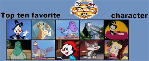 Top 10 Favourite Animaniacs Characters by toonsies16 on DeviantArt