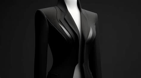 Premium Photo | Black business suit with a tie Female jacket with shirt ...