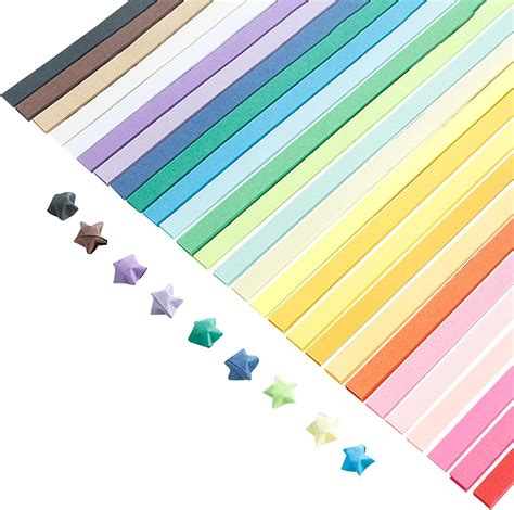 Mytayt St Ck Origami Sterne Papier Papierstreifen Farben