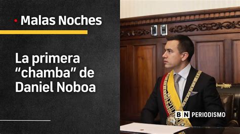 El Primer D A De Daniel Noboa En Carondelet Qu Pas Con Abad