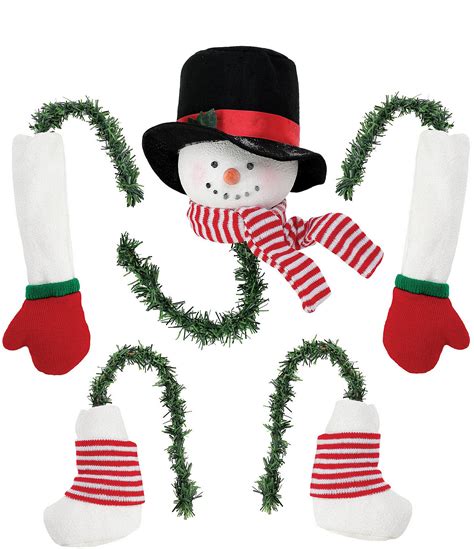 Possible Dreams Christmas Traditions Snowman In A Cinch Tree Pick 5 Piece Decorating Set