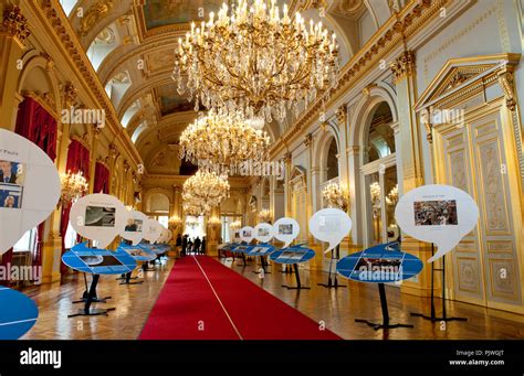 Interior of the Royal Palace of Brussels (Belgium, 20/07/2009 Stock Photo - Alamy