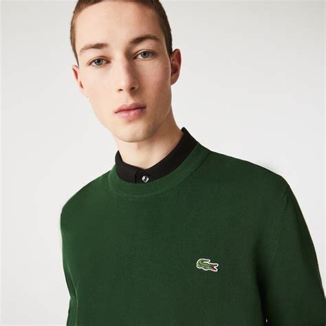 Lacoste Mens Organic Cotton Crew Neck Sweater Shopstyle