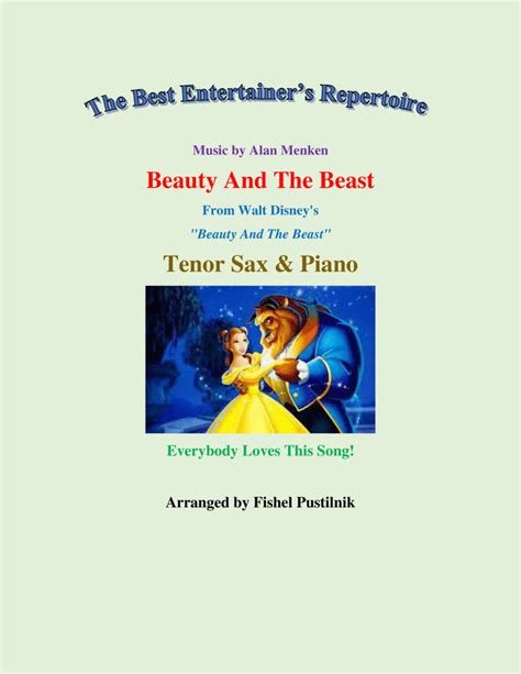 Beauty And The Beast Arr Fishel Pustilnik Sheet Music Celine Dion