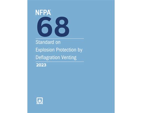 Nfpa 68 Standard On Explosion Protection By Deflagration Venting