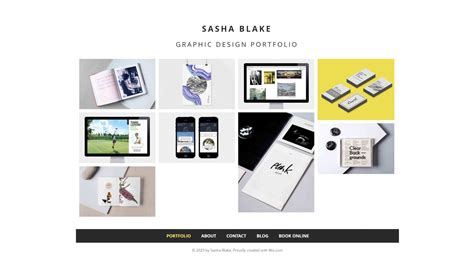 Wix Templates For Portfolio