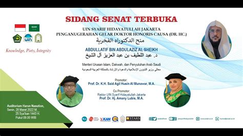 Penganugerahan Gelar Doktor Honoris Causa Abdullatif Bin Abdulaziz Al