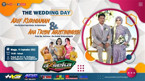 Live Wedding Arif Ana Campursari ARSEKA Music ARS Jilid1 By Janto