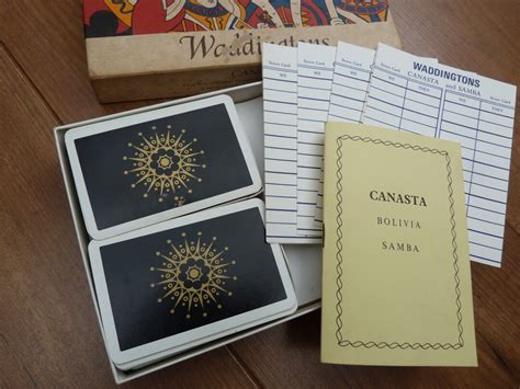 Vintage Canasta Card Game By Waddingtons Decks Playing Cards And