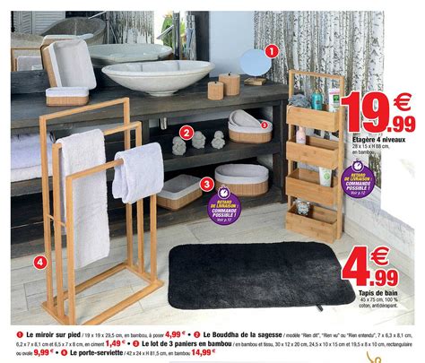 Promo Tag Re Niveaux Tapis De Bain Chez Bazarland Icatalogue Fr