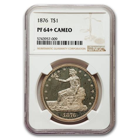 Buy 1876 Trade Dollar Pf 64 Cameo Ngc Apmex