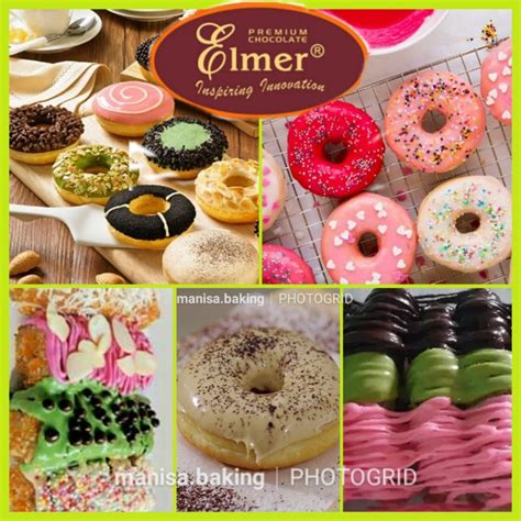 Jual Elmer Dip Glaze Repack Gr Topping Donat Glaze Donat Topping