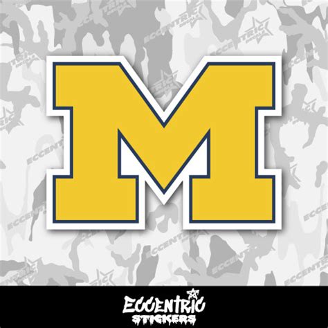 Michigan Wolverines Vinyl Sticker - Eccentric Stickers