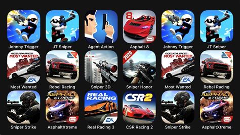 Johnny Trigger JT Sniper Agent Action Asphalt 8 Most Wanted Rebel