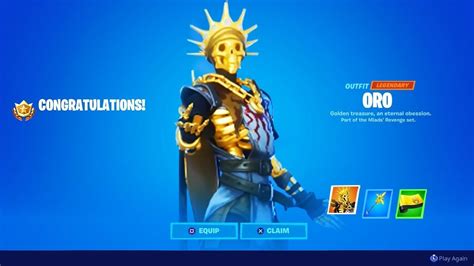 Fortnite Oro Skin Release Date - mekealarson