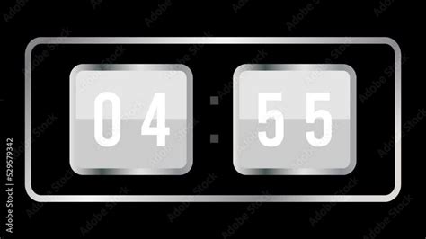 5 Minute Clock countdown animation Timer Countdown. Countdown 5 minutes ...