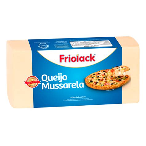 Queijo Mussarela Inteiro Aprox 4 Kg Friolack Friolack