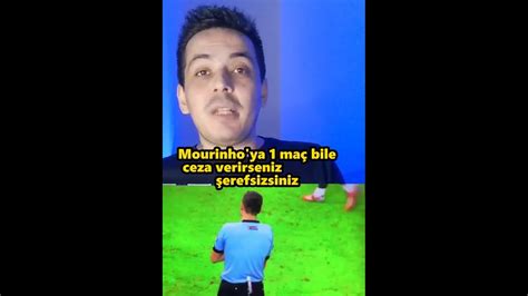 Mourinho ya bırak maç cezasını 118 bin TL para cezası bile verirseniz