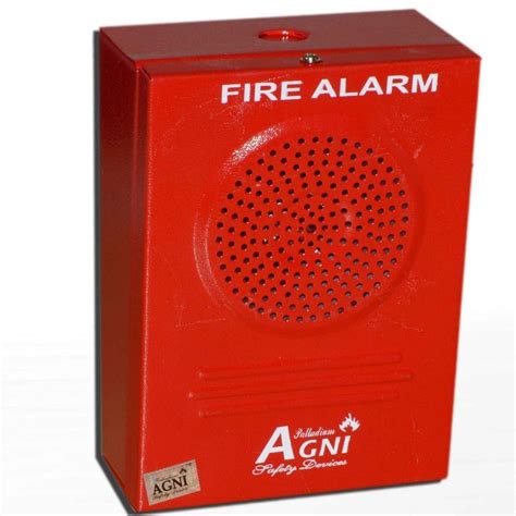 Mild Steel Agni Fire Alarm Hooter For Offices At Rs 600 In Bhopal Id 20987500533