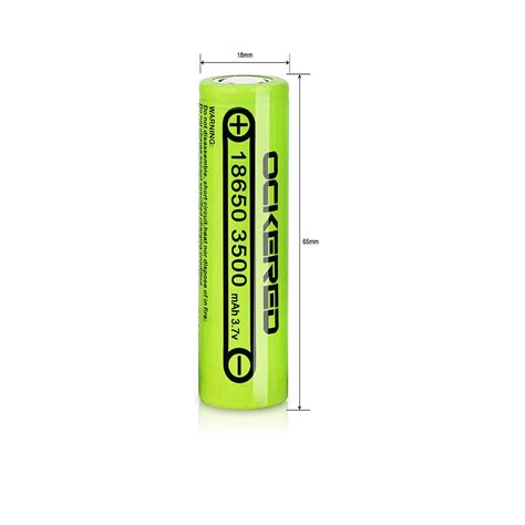 Ockered 18650 Batterij 3 7V 3500Mah Lithium Oplaad Grandado