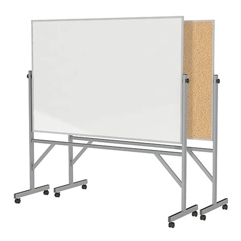 Ghent 4 H X 6 W Reversible Cork Bulletin Boardwhiteboard With